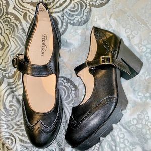 NWT High Heel Mary Jane's
